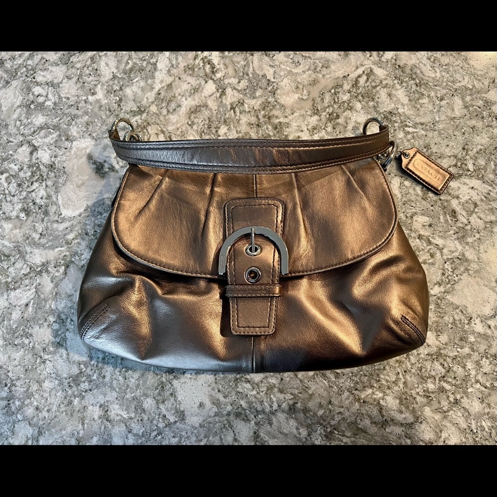 Coach Metallic Gold Purse